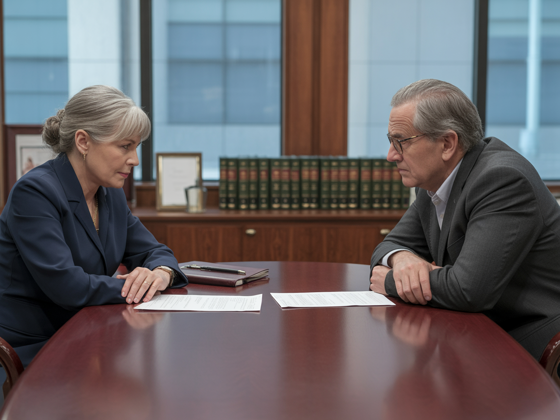 Law office or mediation setting